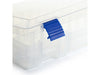 Prym 611982 Stick Box zum Aufbewahren von Stickgarnen, Zubehör und diversen Kleinteilen - transparent