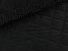 Steppstoff Embossed Quilt Franca schwarz changierend