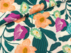 Baumwoll Webware Voile London Floral ecru-bunt by Nerida Hansen