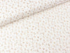 Baumwoll Webware Dobby Print Leopard sand auf Weiß