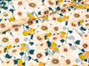 Viskose Webware Radiance Sommerblumen bunt auf Ecru Digitalprint