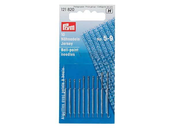 Prym 121820 Nähnadeln Jersey silberfarbig - No. 5-9 - 10 Stück