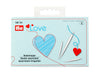 Prym Love 128161 Nadelmappe Näh- und Stopfnadeln mit Einfädler - 29 Stück