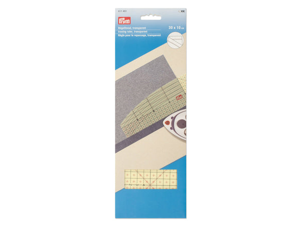 Prym 611491 Bügellineal transparent - 30 x 10cm
