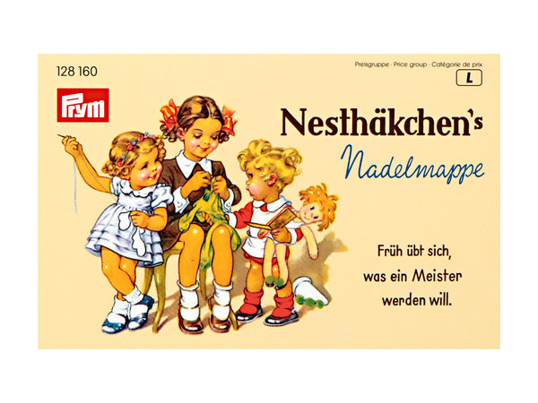 Prym 128160 Nadelmappe Näh- und Stopfnadeln mit Einfädler - 29 Stück