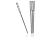 Prym 124163 Sticknadeln ohne Spitze silberfarbig - Ø 1,6mm x 55mm No. 16 - 25 Stück