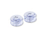 Prym 610363 Nähmaschinenspulen für Horizontalgreifer - Ø 21,2mm x 9,2mm - für Bernina-DECO & Brother - Kunststoff transparent 4 Stück