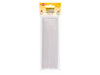 Kleiber 81902 Klettband selbstklebend oder zum Annähen weiß -  25mm x 1m