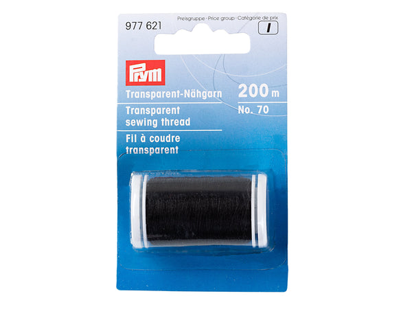 Prym 977621 Transparent-Nähgarn 200m No. 70 dunkel