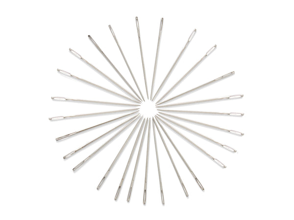 Prym 124632 Stopfnadeln kurz ST 3/0 silberfarbig - Ø 1,6mm x 66mm - 25 Stück