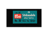 Prym 124167 Sticknadeln ohne Spitze silberfarbig - Ø 1,0mm x 43mm No. 20 - 25 Stück