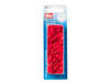 Prym 393238 Nähfrei Druckknöpfe Color Snaps stern 12,4 mm rot - 30 Stück