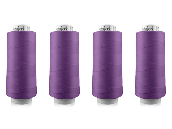 Amann Trojalock No. 120 Overlockgarn Nähgarn 4x 2500m 70785 - Helllila