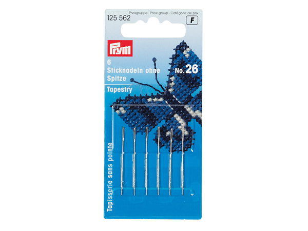 Prym 125562 Sticknadeln ohne Spitze - Ø 0,6mm x 34mm No. 26 - 6 Stück