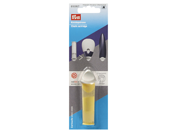 Prym 610957 Ergonomics Kreidepatrone gelb 1 Stück