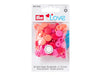 Prym Love 393002 Nähfrei Druckknöpfe Color Snaps 12,4mm rot 30 Stück