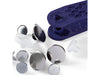 Prym 622240 Jeansknöpfe silberfarbig - Ø 17mm - 8 Stück