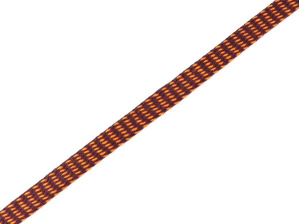 1m Flechtkordel Twist Me Dots BLING BLING bordeaux-papaia 12mm