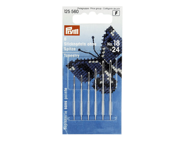 Prym 125560 Sticknadeln ohne Spitze - No. 18-24 - 6 Stück