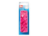 Prym 393347 Nähfrei Druckknöpfe Color Snaps herz 12,4 mm pink - 30 Stück