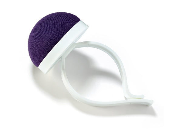 Prym 611337 Armnadelkissen Profi mit Spange pflaumenblau - weiß