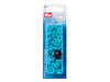 Prym 393446 Nähfrei Druckknöpfe Color Snaps blume 13,6 mm türkis - 21 Stück