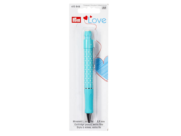 Prym Love 610848 Minenstift mit 2 Minen, ⌀ 0,9mm, extra fein, mint