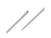 Prym 121293 Nähnadeln lang silberfarbig - Ø 0,6mm x 34mm No. 9 - 20 Stück