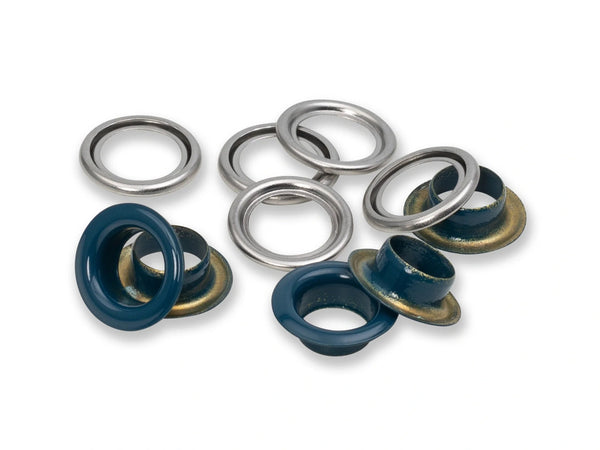 Prym 542543 Ösen mit Scheiben - marine - Ø 11mm - 20 Stück