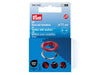 Prym 542542 Ösen mit Scheiben - rot - Ø 11mm - 20 Stück
