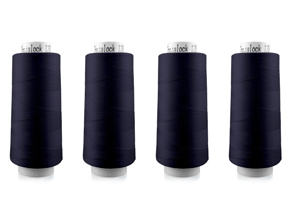 Amann Trojalock No. 120 Overlockgarn Nähgarn 4x 2500m 7059 - Purple