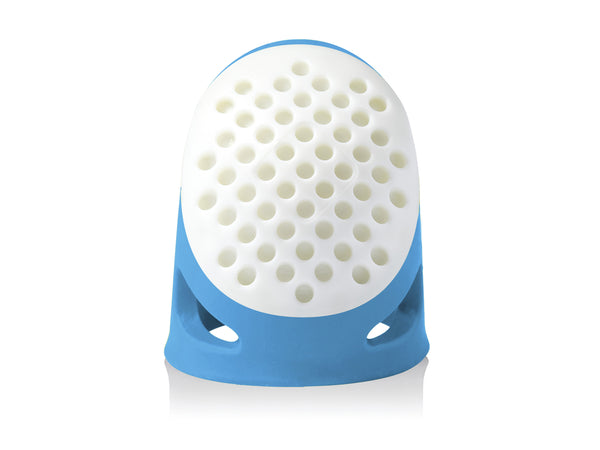 Prym 431138 Fingerhut Ergonomics soft comfort XL Nachfüllung für Display poolblau - weiß