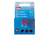 Prym 542522 Ösen mit Scheiben rot - Ø 8mm - 32 Stück, kompatibel mit dem Vario Creative Tool