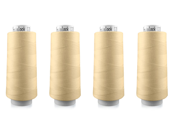 Amann Trojalock No. 120 Overlockgarn Nähgarn 4x 2500m 1161 - Bast