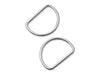 Prym 555240 Halbrundringe D-Ringe 40mm silberfarbig - 2 Stück