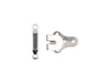 Prym 265225 Hosen- / Rockhaken silberfarbig - 12mm - 2 Stück
