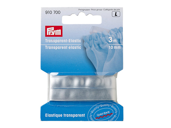 Prym 910700 Transparent-Elastic 3m x 10mm - Transparent