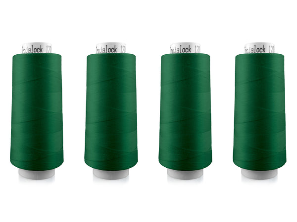 Amann Trojalock No. 120 Overlockgarn Nähgarn 4x 2500m 0247 - Grün