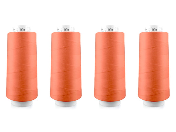 Amann Trojalock No. 120 Overlockgarn Nähgarn 4x 2500m 0135 - Lachs