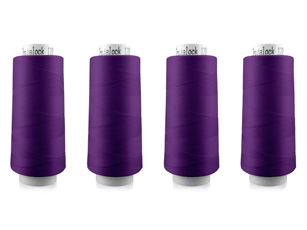 Amann Trojalock No. 120 Overlockgarn Nähgarn 4x 2500m 0046 - Lila
