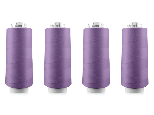 Amann Trojalock No. 120 Overlockgarn Nähgarn 4x 2500m 0009 - Flieder