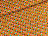 Baumwolljersey Konfetti orange-bunt