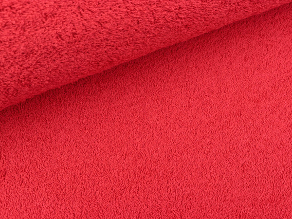 Baumwollfrottee Irmel rot