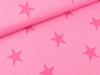 Baumwolljersey Mea Sterne pink auf Rosa
