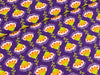 Baumwolljersey Joy Flowers violett