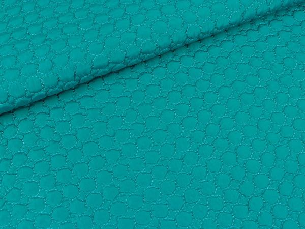 Steppstoff Kreise türkis