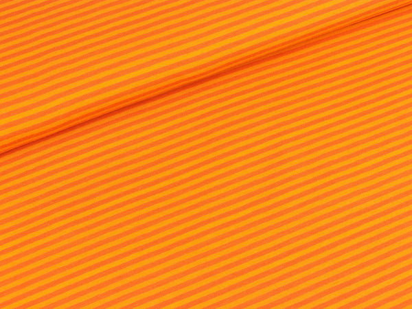 Ringeljersey Gitta Streifen orange-orange