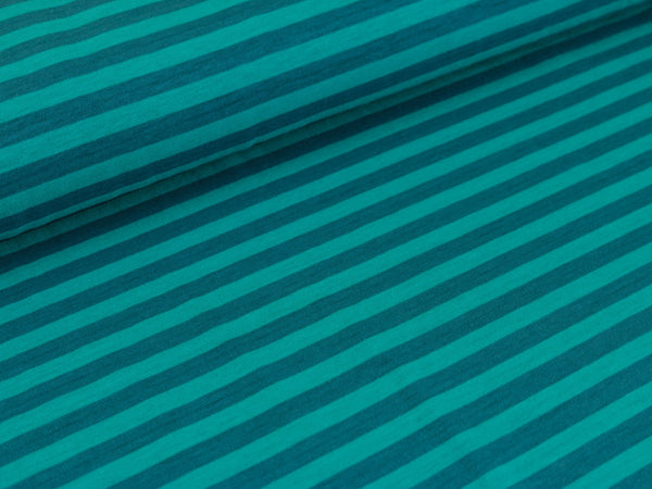 Kombistoff Jersey zu Retro Romantik petrol  Astrokatze