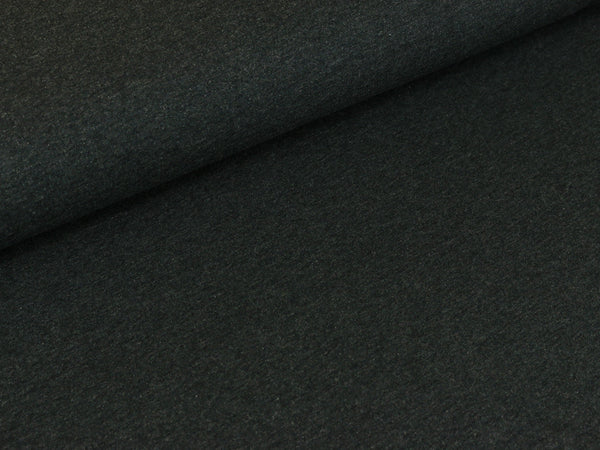 Baumwollsweat Jenna anthrazit uni