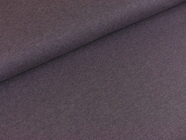 Baumwollsweat Jenna violett uni